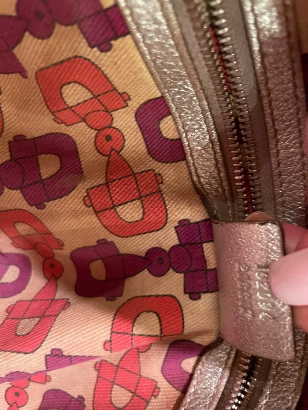 Gucci Metallic Silver Monogram Shoulder Bag